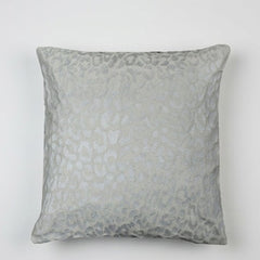 Ivory Embroidered Leopard Cotton Cushion Cover