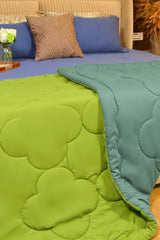 Lime Green & Teal Reversible Comforter