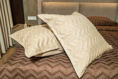 Brown Wave Bedspread