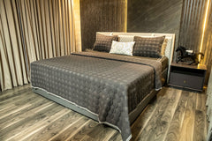 Mega Dot Quilted Bedspread