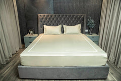 Sage Pleated Bedsheet