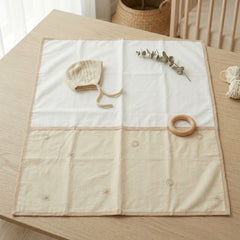 Soft Swirl Ivory Cotton Baby Sheet