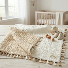 Sand Dune Reversible Baby Quilt