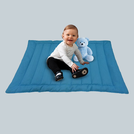 Blue LittleCloud Baby Mat
