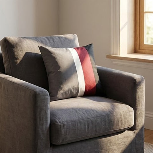 Grey Patchwork Pattern Cushion Covers