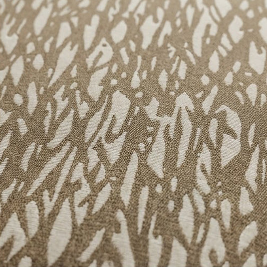 Embroidered Beige Thick Cotton Cushion Cover