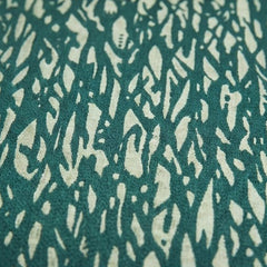 Embroidered Green Thick Cotton Cushion Cover