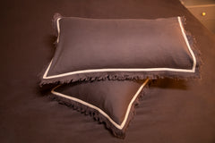Cotton Flax Fringe Bedsheet