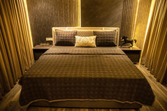 Mega Dot Quilted Bedspread