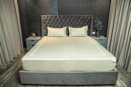 Sage Pleated Bedsheet