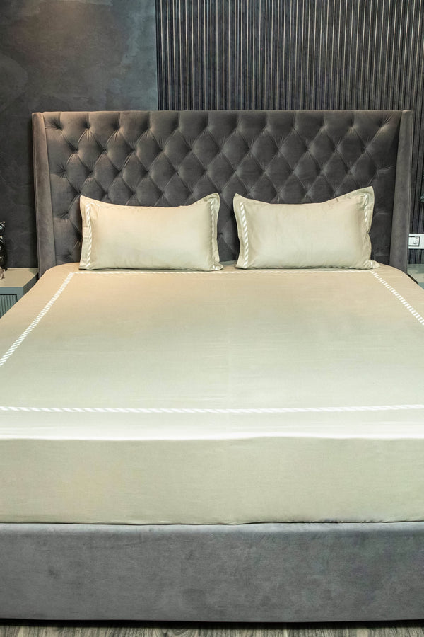 Sage Pleated Bedsheet