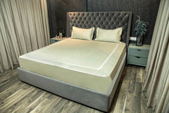 Sage Pleated Bedsheet