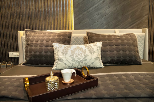 Mega Dot Quilted Bedspread