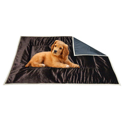 Brown Velvet  Dog Mat