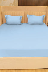 Soft Sky Blue Bedsheet