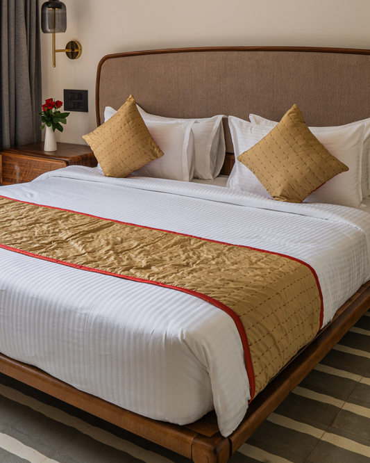 Amber Stitch Luxe Bed Runner