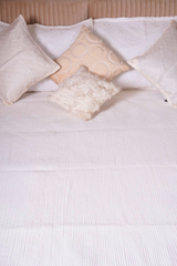 Ivory Cloud Bedspread