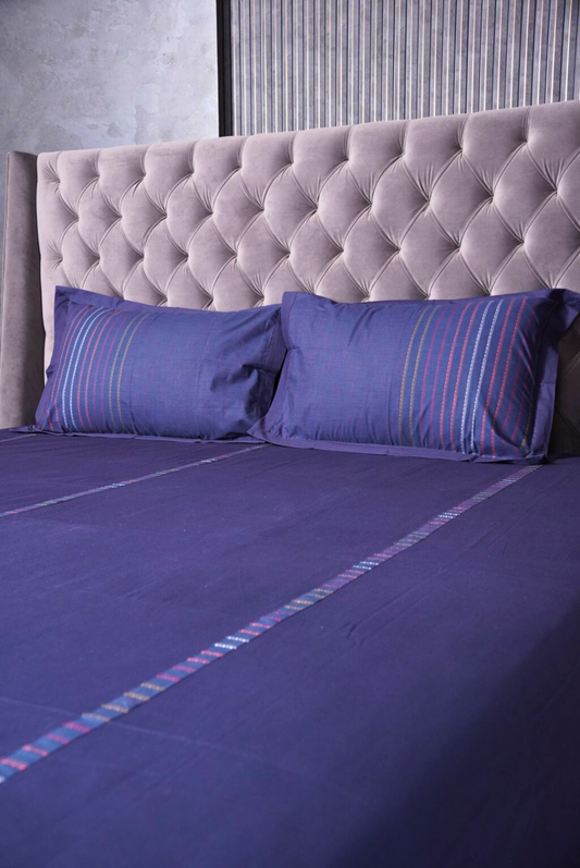 Midnight Muse Handloom Bedsheet