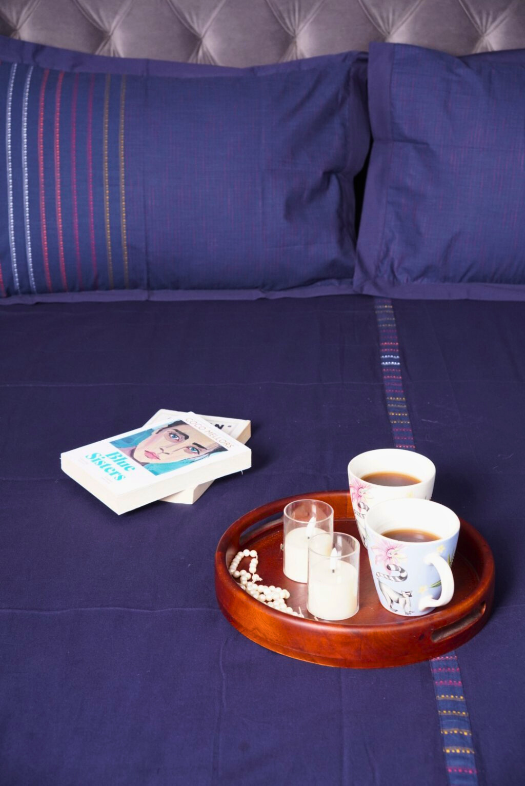 Midnight Muse Handloom Bedsheet