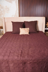 Cocoa Swirl Quilt Set