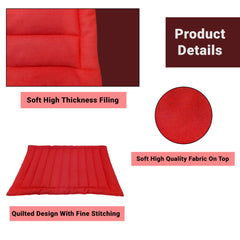 Crimson Cozy Dog Mat