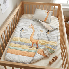 Giraffe Baby Quilt & Pillow Set