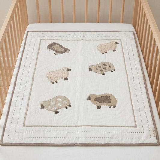 Little Sheep Baby Quilt