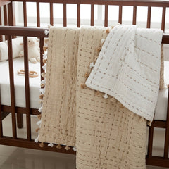 Sand Dune Reversible Baby Quilt