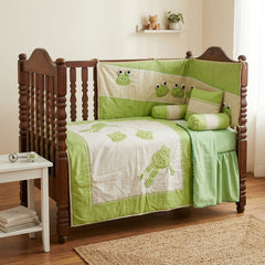 Happy Hops Frog Baby Cot Set