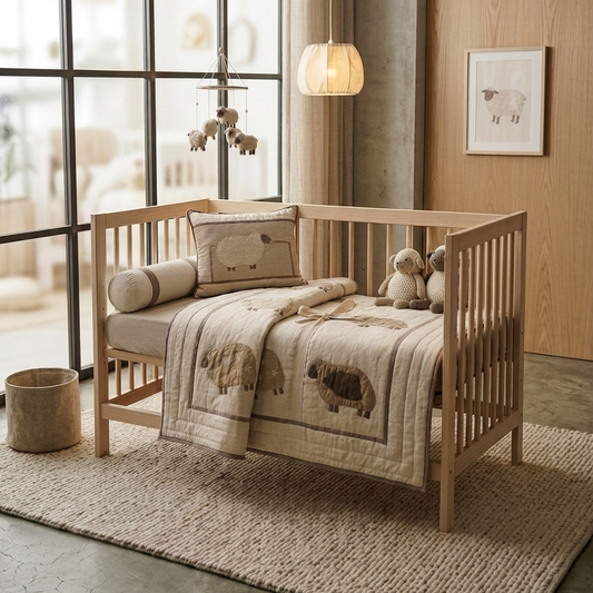 Little Sheep Cot Set