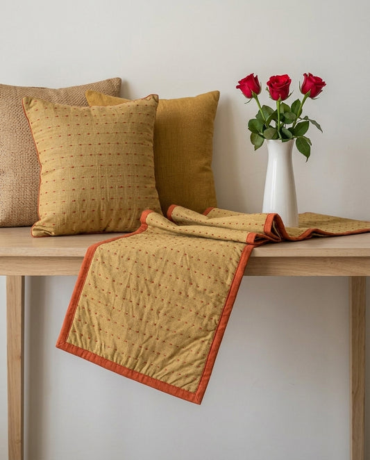 Amber Stitch Luxe Bed Runner